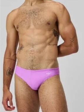 Speedo Solar Men's Swim Briefs Purple